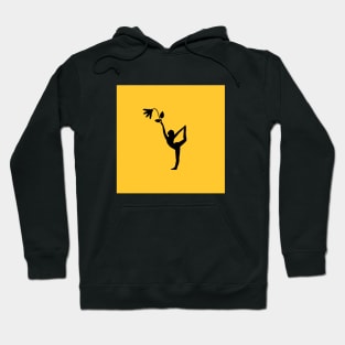 Balanced woman silhouette Hoodie